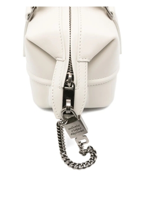 Enfants Riches Déprimés logo-debossed leather tote bag - White