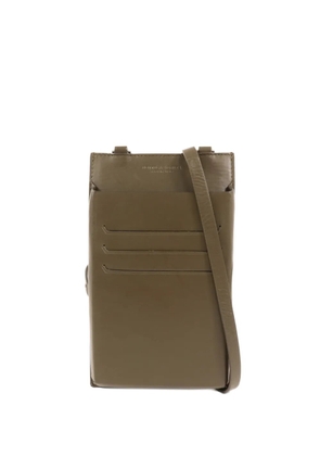 Bottega Veneta Pre-Owned perforated leather phone bag - Green