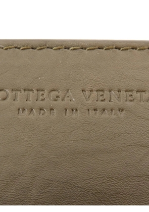 Bottega Veneta Pre-Owned perforated leather phone bag - Green