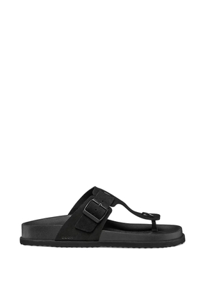 Geox buckle-fastening thong sandals - Black