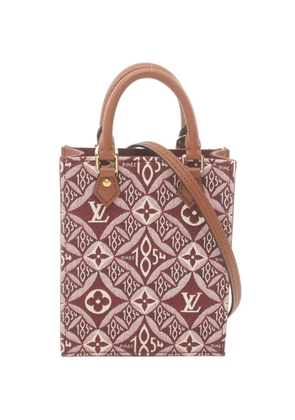 Louis Vuitton Pre-Owned Petit Sac Plat Monogram jacquard tote bag - Red