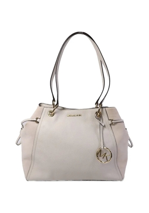 Michael Kors Vintage logo-charm shoulder bag - Neutrals