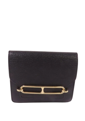 Hermès Pre-Owned Roulis Slim leather wallet - Black