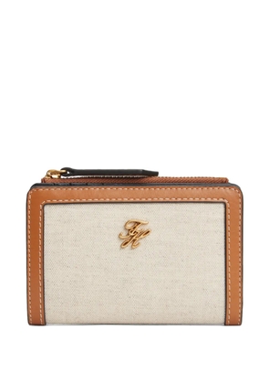 Tommy Hilfiger logo-plaque bifold wallet - Neutrals