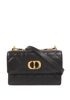 Christian Dior Pre-Owned mini Miss Caro chain-strap lambskin crossbody bag - Black
