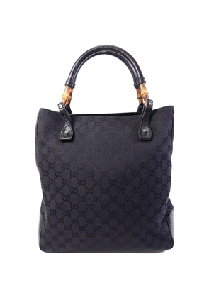 Gucci Pre-Owned GG Bamboo tote bag - Black