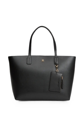 Tommy Hilfiger logo-plaque shoulder bag - Black