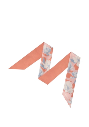 Furla Metropolis floral-print scarf - Orange