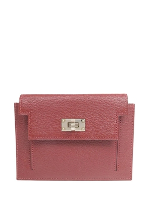 Hermès Pre-Owned 2020 Chevre Kelly Pocket wallet - Red