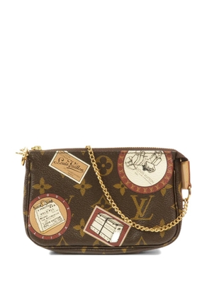 Louis Vuitton Pre-Owned Mini Pochette Accessoires Monogram-pattern mini bag - Brown