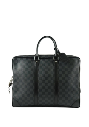 Louis Vuitton Pre-Owned Damier Graphite Porte-Documents Voyage briefcase - Black