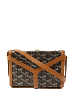 Goyard Pre-Owned Minaudière Trunk shoulder bag - Brown