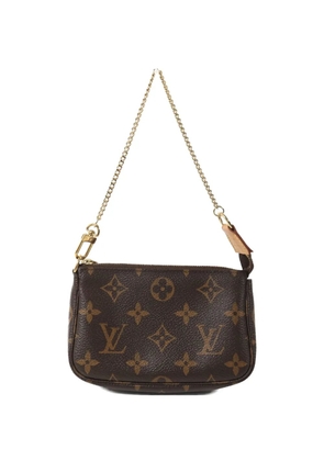 Louis Vuitton Pre-Owned Mini Pochette Monogram canvas shoulder bag - Brown