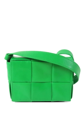 Bottega Veneta Pre-Owned Cassette Intrecciato shoulder bag - Green