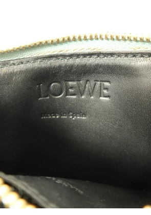Loewe Pre-Owned Anagram-embossed card holder - Blue