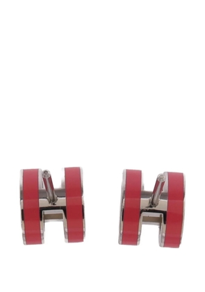 Hermès Pre-Owned Mini Pop H earrings - Silver