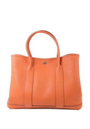 Hermès Pre-Owned Garden Party leather tote bag - Orange