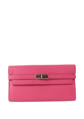 Hermès Pre-Owned 2011 Kelly long leather wallet - Pink