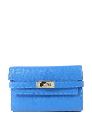 Hermès Pre-Owned 2017 Kelly trifold wallet - Blue
