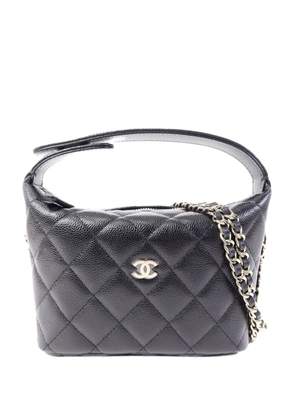 CHANEL Pre-Owned small quilted CC shoulder bag - Black