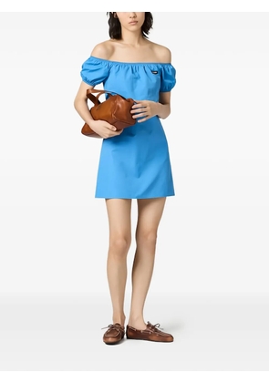 Miu Miu poplin mini-dress - Blue