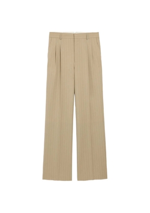 AMI Paris new wool low waist wide trousers - Neutrals