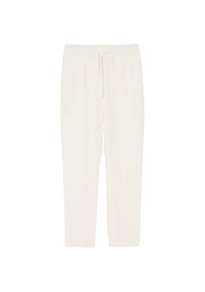 AMI Paris blended linen elasticated waist trousers - Neutrals