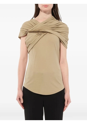 Givenchy twisted effect top - Neutrals