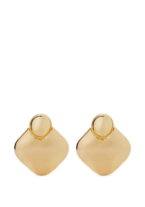 Federica Tosi Lily geometric-pendant earrings - Gold