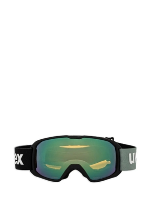 Uvex Xcitd CV iridescent-effect logo-strap ski goggles - Black