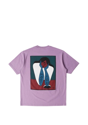 BY PARRA Not You graphic-print T-shirt - Purple