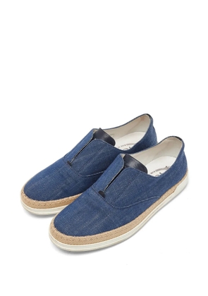 Tod's Vintage Francesina espadrille slip-on sneakers - Blue