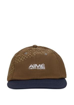 Aimé Leon Dore logo-embroidered polka-dot cap - Brown