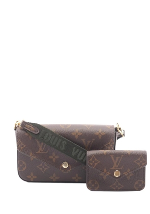 Louis Vuitton Pre-Owned 2021-2026 Monogram Felicie Strap And Go crossbody bag - Brown