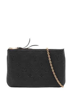 Louis Vuitton Pre-Owned 2021-2026 Monogram Empreinte Double Zip Pochette crossbody bag - Black