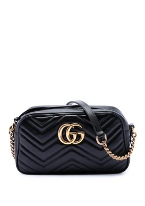 Gucci Pre-Owned 2016-2026 Small GG Marmont Matelasse Calfskin crossbody bag - Black