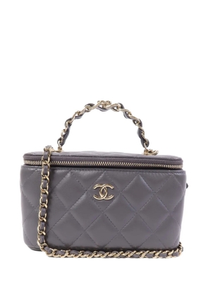 CHANEL Pre-Owned Vanity Case quilted shoulder bag - Grey