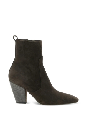 Brunello Cucinelli heel ankle boots - Brown