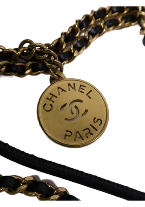CHANEL Pre-Owned 22 Mini chain shoulder bag - Black