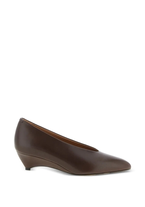 Jil Sander Arc arched-heel pumps - Brown