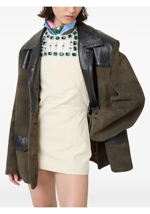 Miu Miu suede jacket - Green