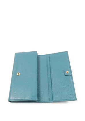 Gucci Pre-Owned GG long wallet - Blue