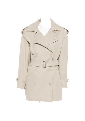 Max Mara Cacio double-breasted belted duster coat - Neutrals