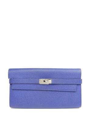 Hermès Pre-Owned Kelly long wallet - Blue