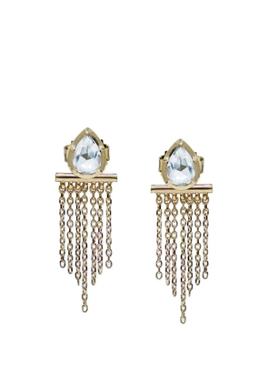 Anzie Mélia pear fringe earrings - Gold