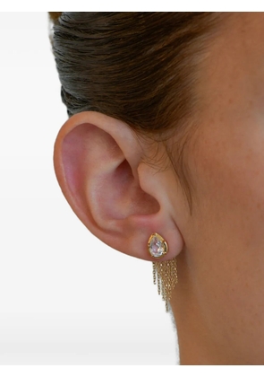 Anzie Mélia pear fringe earrings - Gold