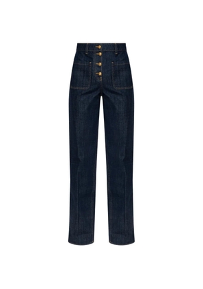 Valentino Garavani button-fastening straight-leg jeans - Blue