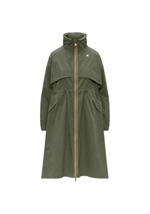 K-Way Aube Memory Touch coat - Green