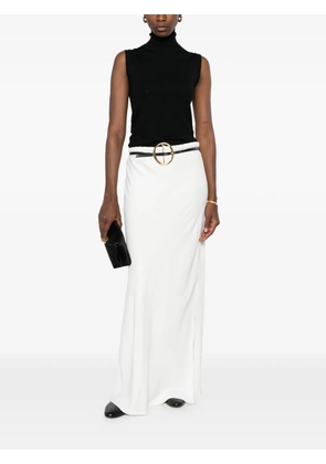 Sportmax sleeveless turtleneck sweater - Black
