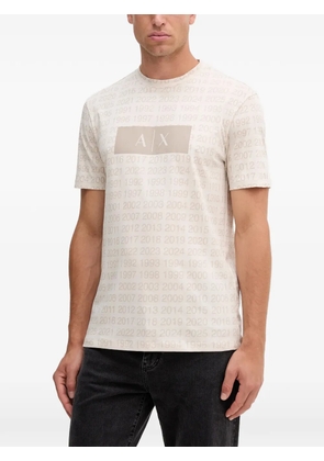 Armani Exchange printed T-shirt - Neutrals